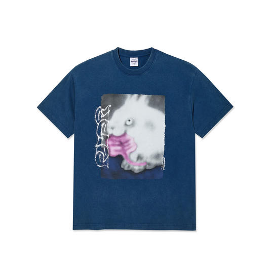 Polar Skate Co - Rabbit T-Shirt  - Washed Blue