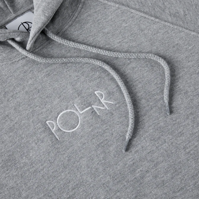 Polar Skate Co - Default Hoodie - Heather Grey - XXL