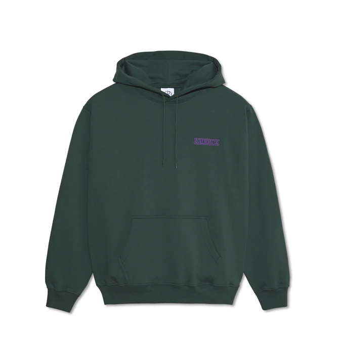 Polar Skate Co - Dave Hoodie | Stretch Logo  - Dark Teal