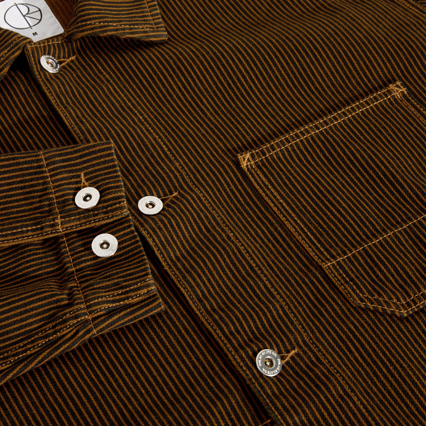 Polar Skate Co - Ezra Jacket - Hickory Stripe / Rust