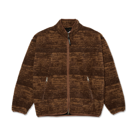 Polar Skate Co - Kiko Jacket - Red Brown Fleece