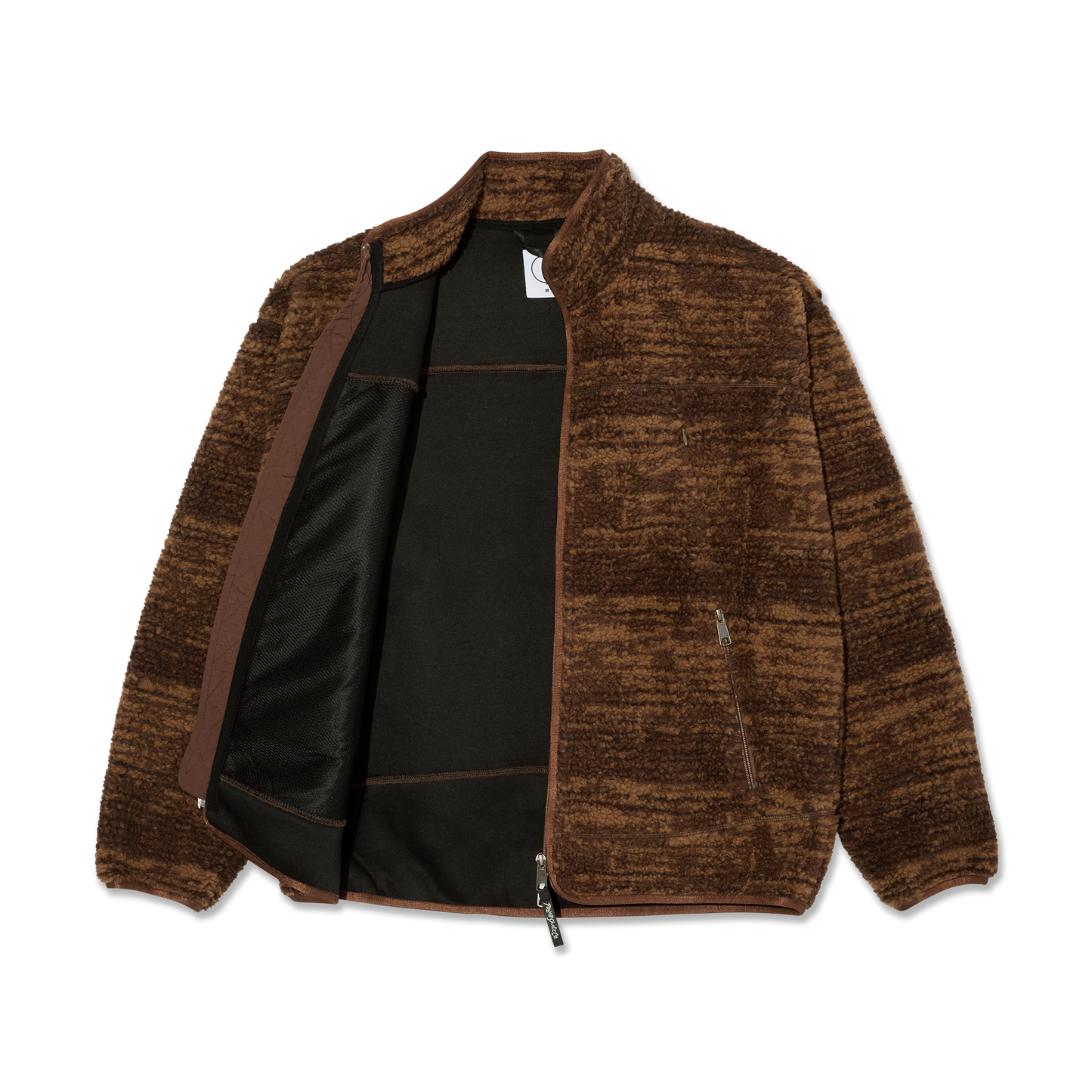 Polar Skate Co - Kiko Jacket - Red Brown Fleece