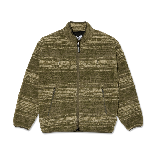 Polar Skate Co - Kiko Jacket - Army Green Fleece