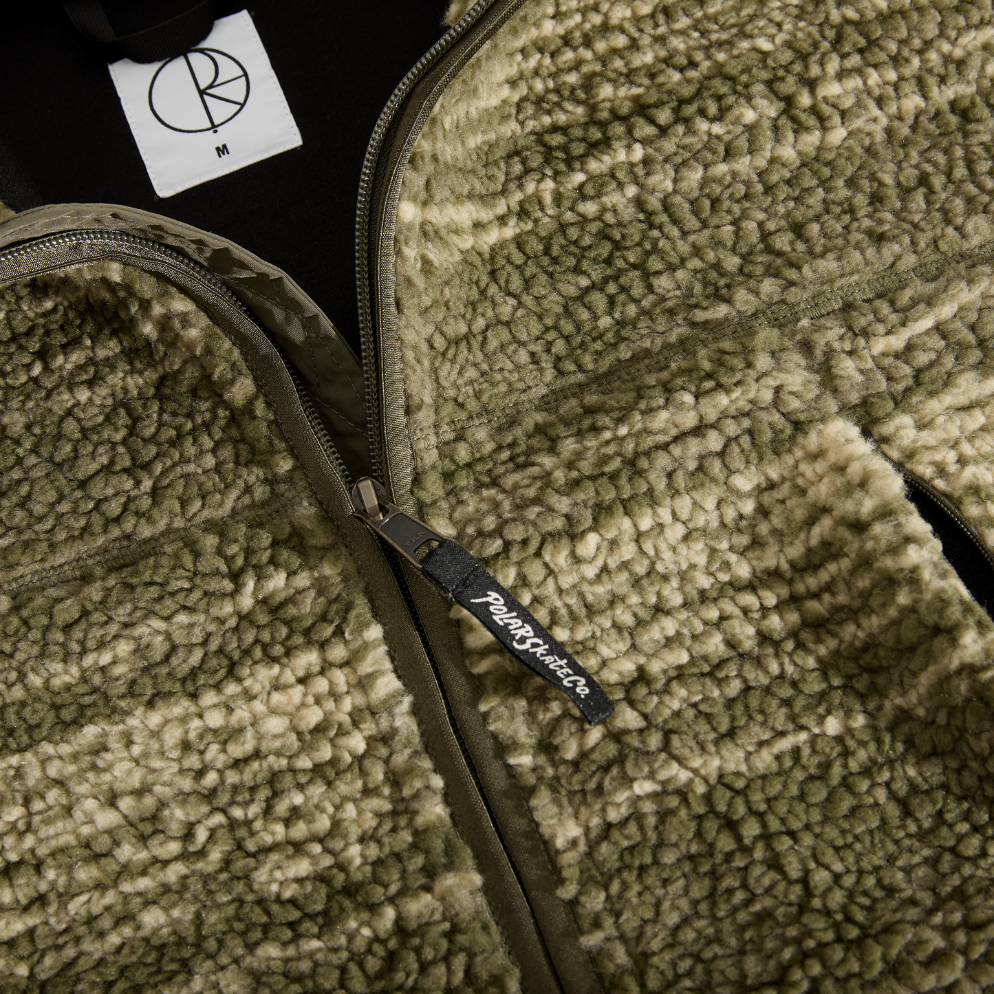 Polar Skate Co - Kiko Jacket - Army Green Fleece
