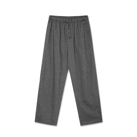 Polar Skate Co - Pyjama Pants - P Pattern - Black/White