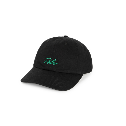 Polar Skate Co. - Sai Cap Hat Varsity Logo - Black