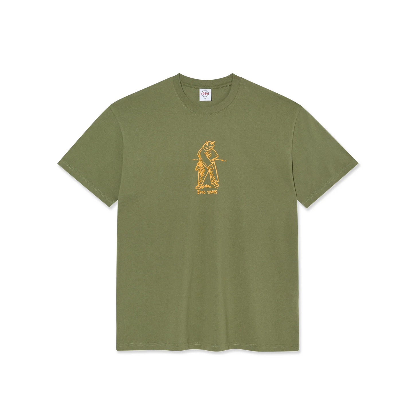 Polar Skate Co - Evol Times T-Shirt - Army Green