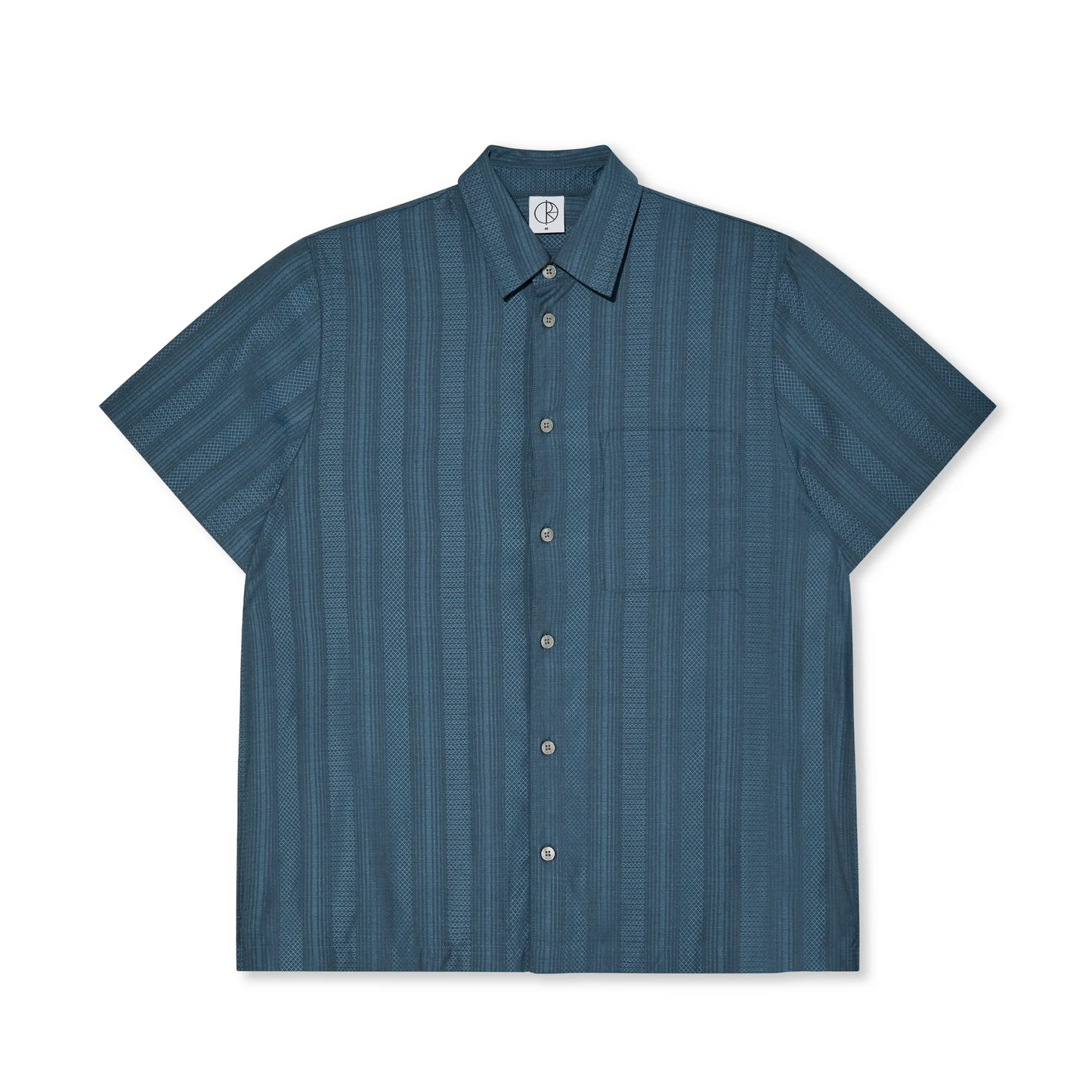 Polar Skate Co - Tim Shirt - Button Up Shirt - Steel Blue