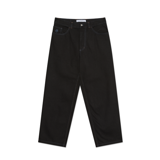 Polar Skate Co - Big Boy Jeans - Black w/ Blue Stitch- Pants
