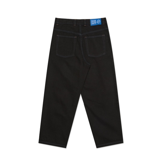 Polar Skate Co - Big Boy Jeans - Black w/ Blue Stitch- Pants