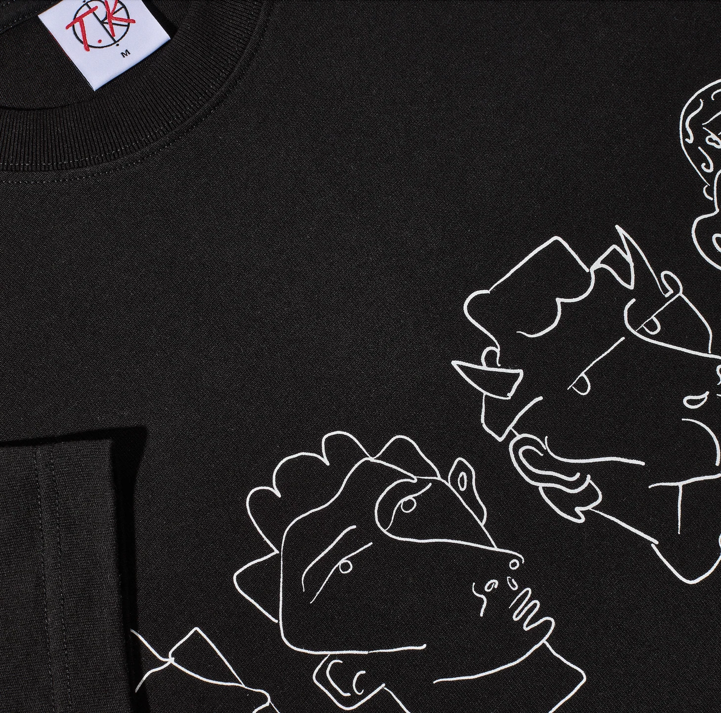 Polar Skate Co - 8 Heads T-Shirt  - Black