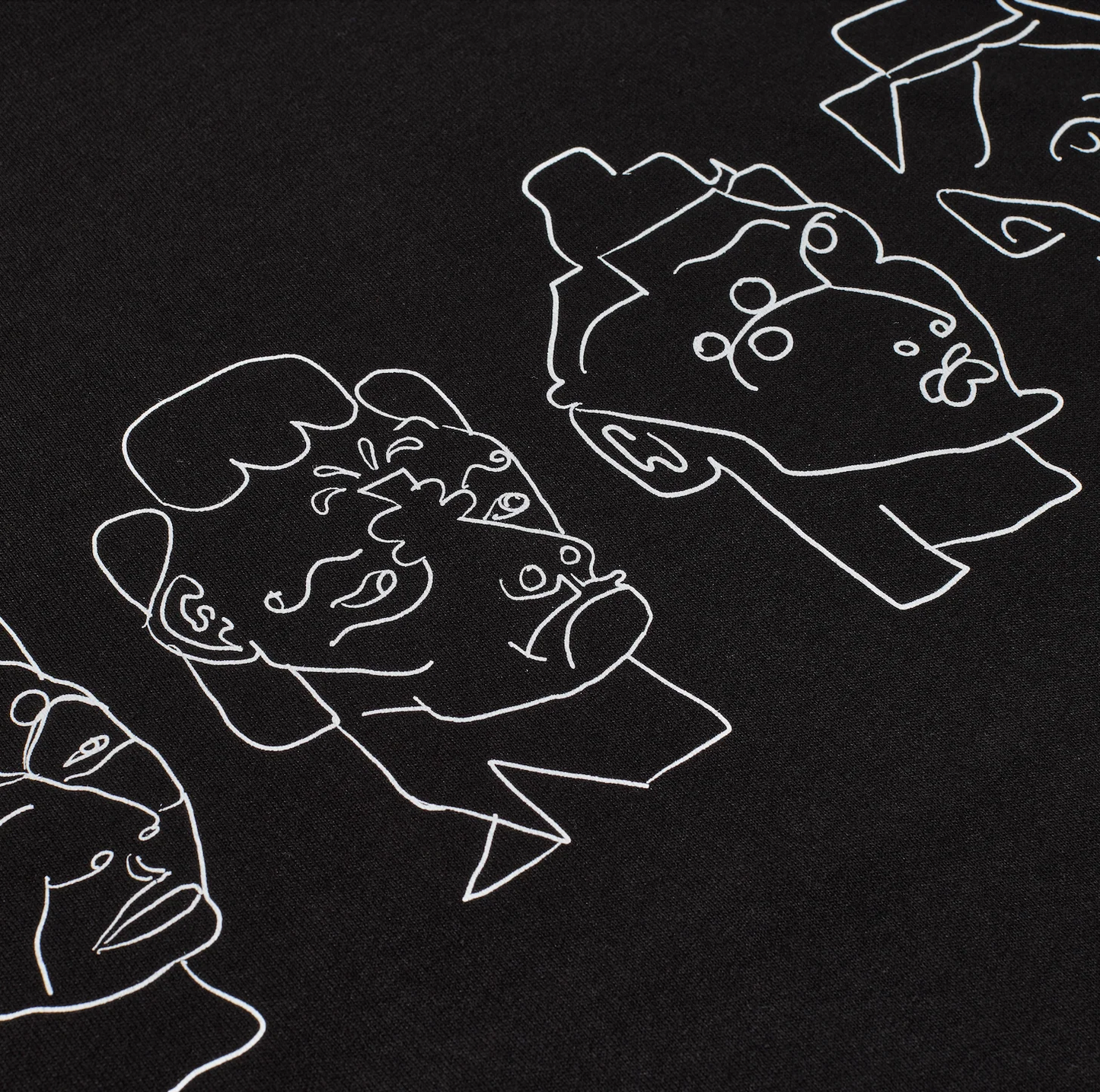 Polar Skate Co - 8 Heads T-Shirt  - Black