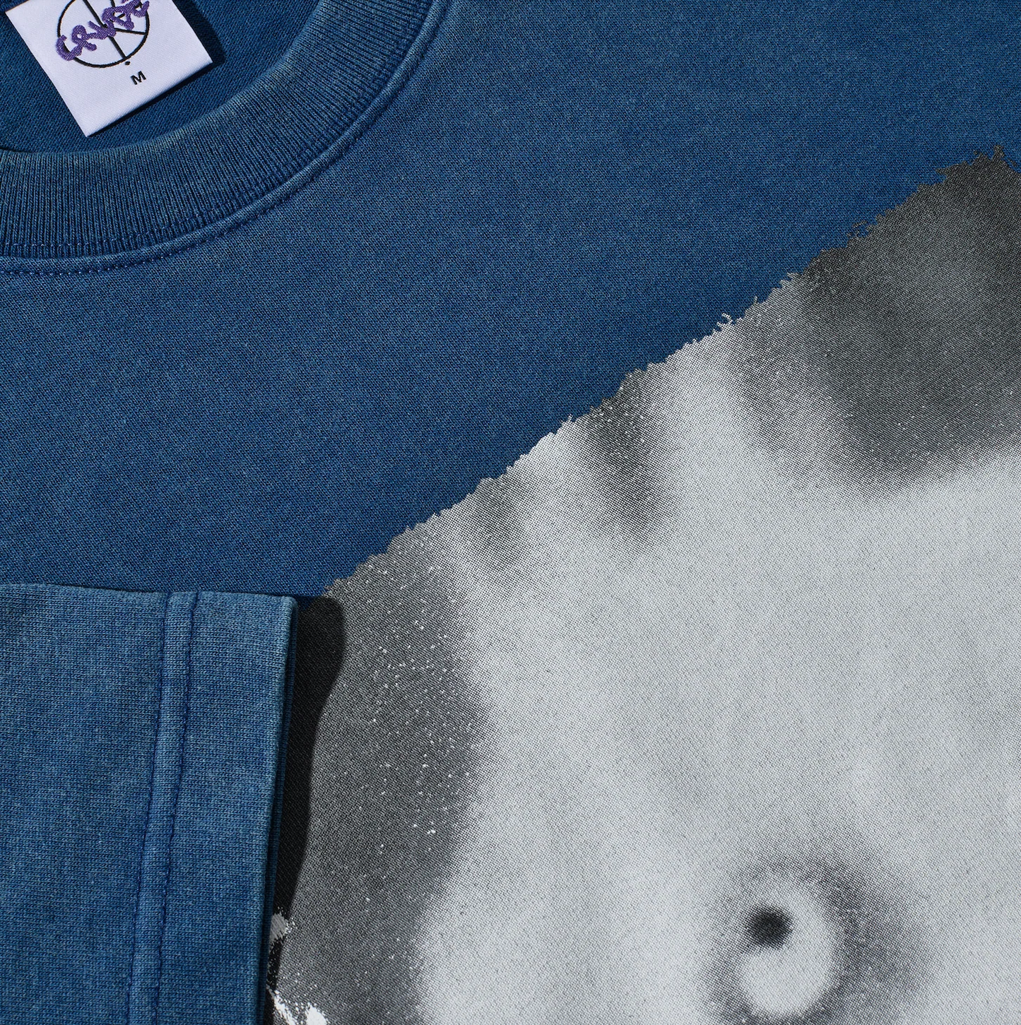 Polar Skate Co - Rabbit T-Shirt  - Washed Blue