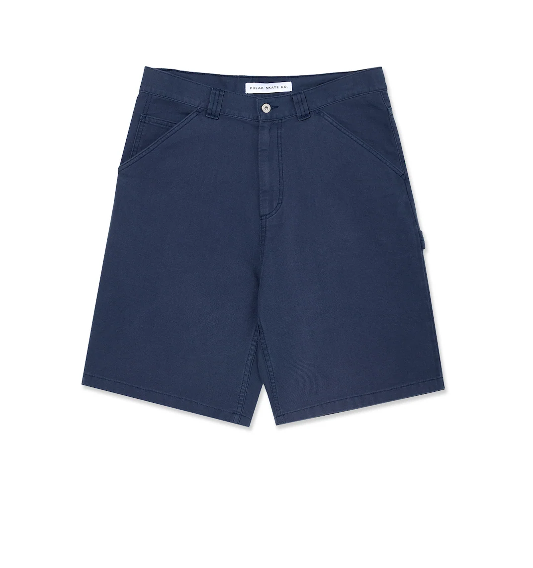 Polar Skate Co - 93 Work Shorts - Grey / Blue