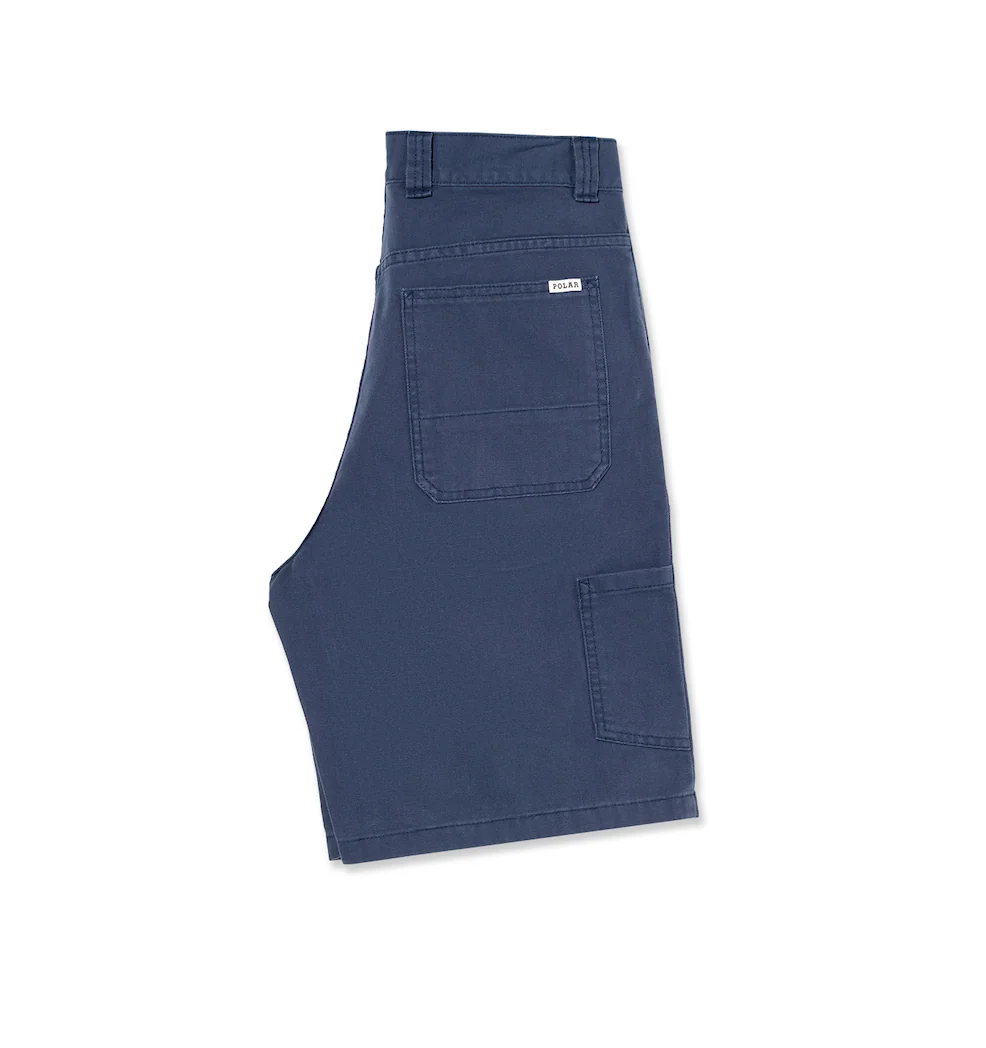 Polar Skate Co - 93 Work Shorts - Grey / Blue