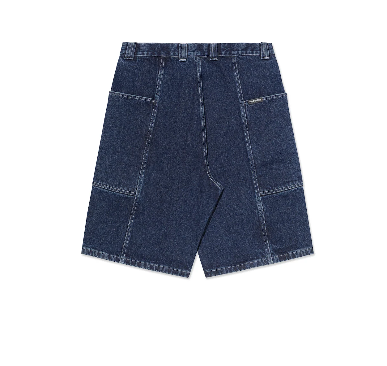 Polar Skate Co - Jiro Shorts - Dark Blue w/ White Stitch