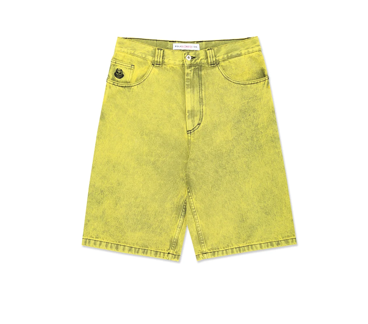 Polar Skate Co - Big Boy Shorts Angel Child - Lemon Black