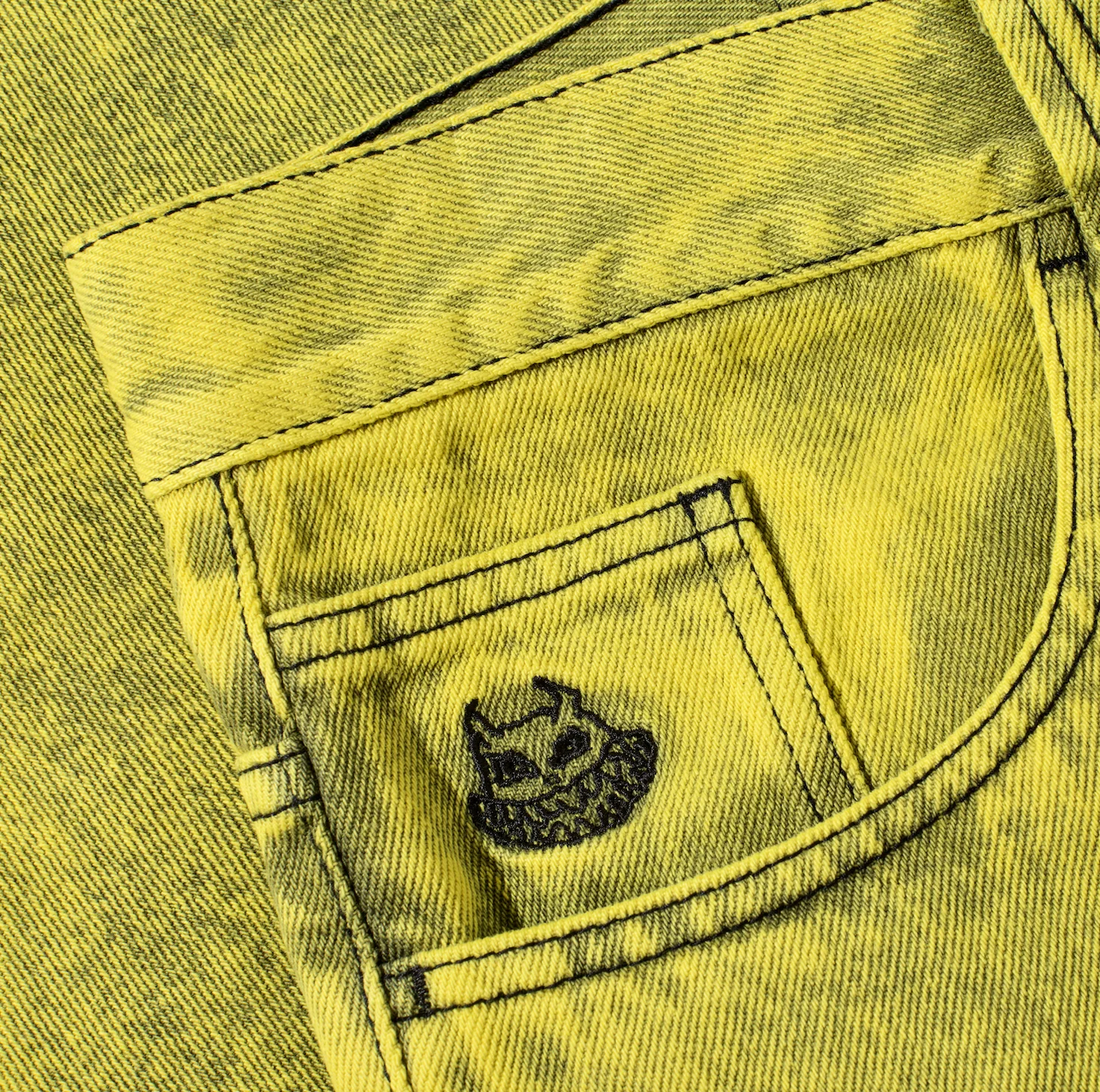 Polar Skate Co - Big Boy Shorts Angel Child - Lemon Black