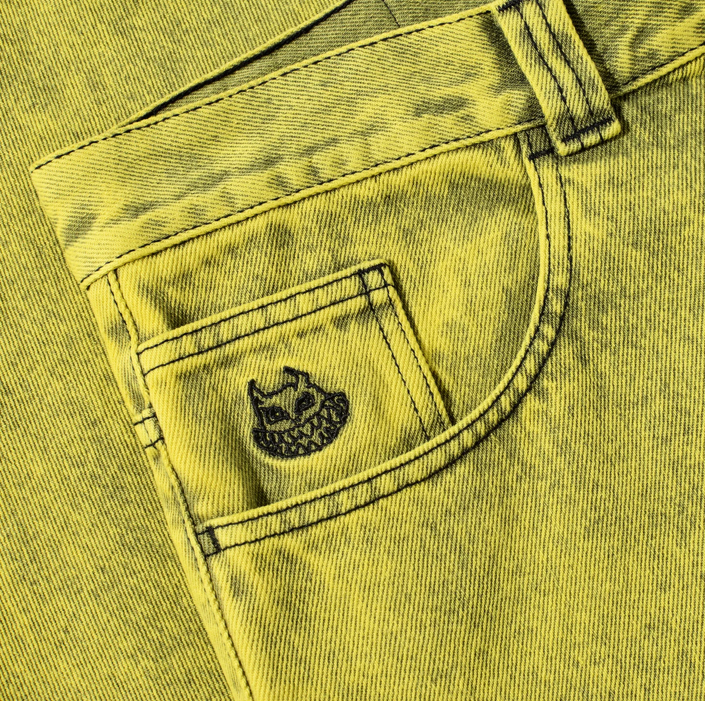 Polar Skate Co - Big Boy Jeans Demon Child - Lemon / Black (pants)