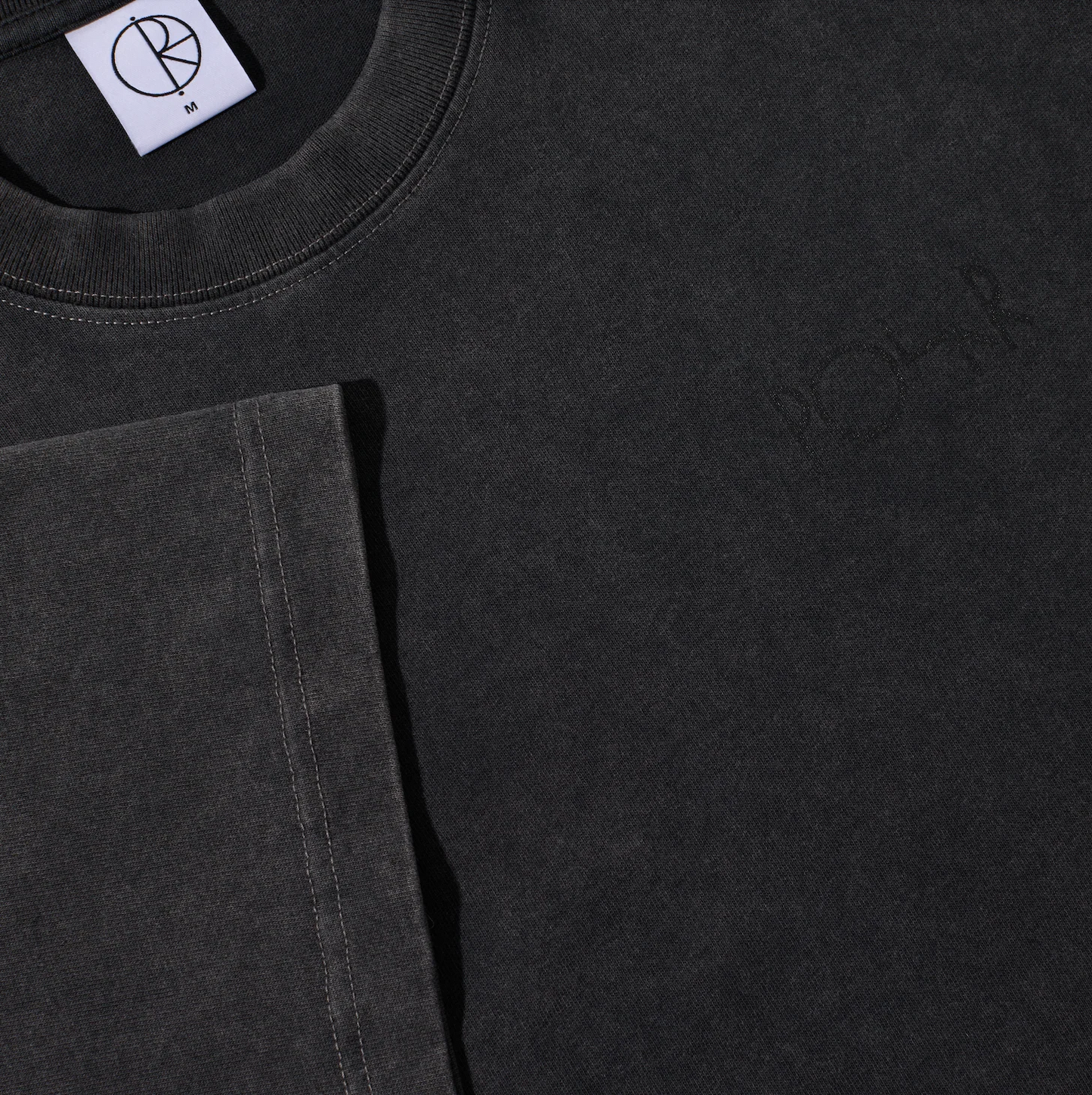Polar Skate Co - Stroke Logo T-Shirt  - Silver/Black