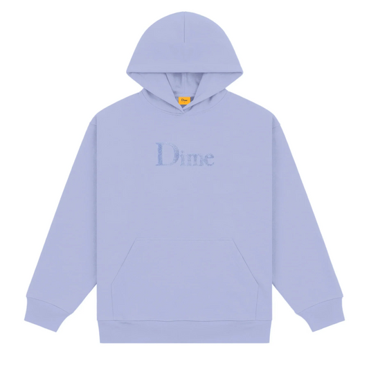 Dime - Classic Chenille Logo Hoodie - Light Indigo