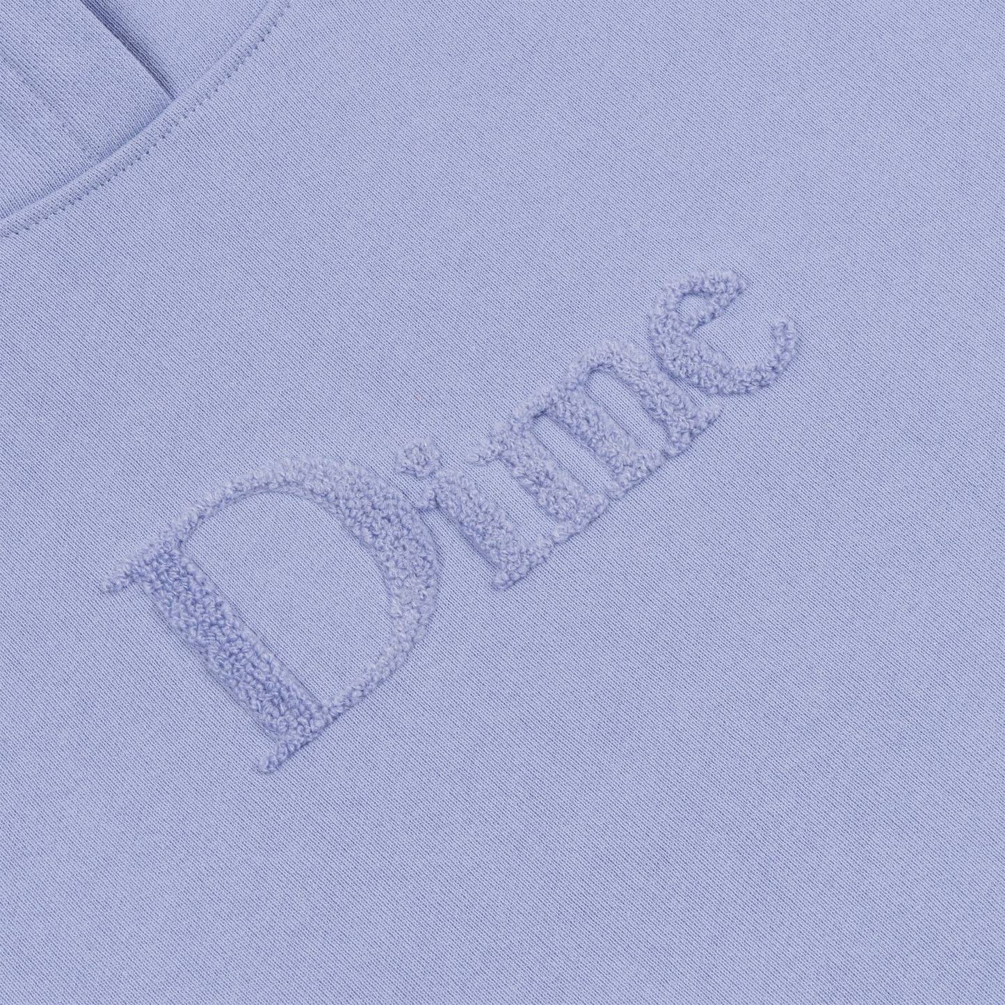 Dime - Classic Chenille Logo Hoodie - Light Indigo