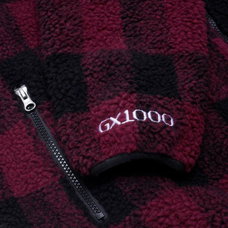 GX1000 - Sherpa Fleece - Red / Black