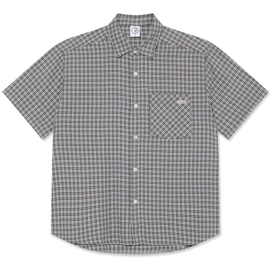 Polar Skate Co - Mitchell Flannel Shirt - Grey / Black