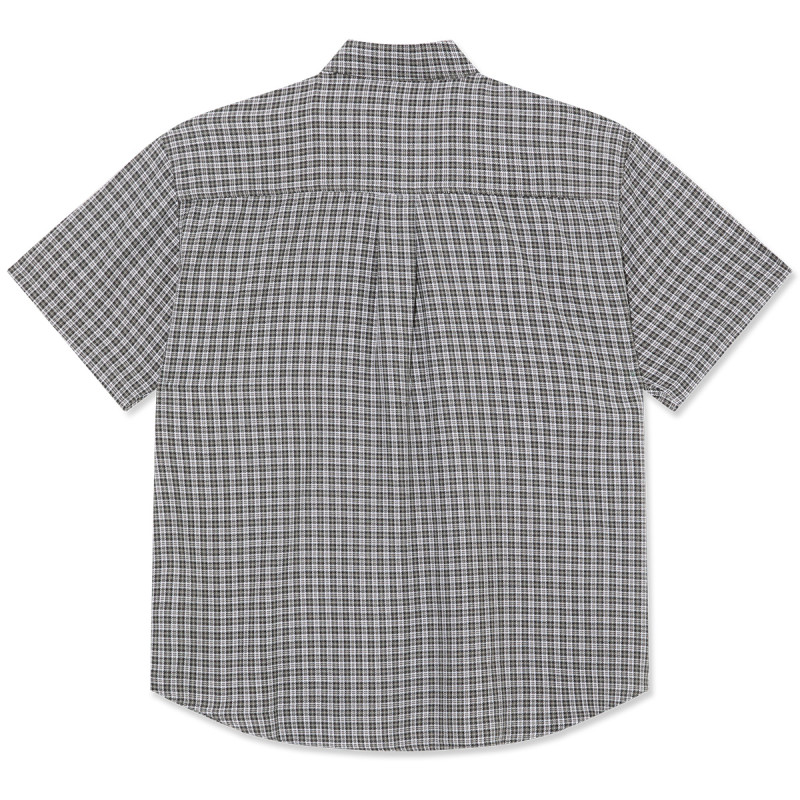 Polar Skate Co - Mitchell Flannel Shirt - Grey / Black