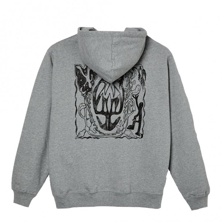 Polar Skate Co - Jungle Hoodie - Heather Grey