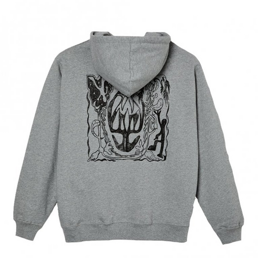 Polar Skate Co - Jungle Hoodie - Heather Grey