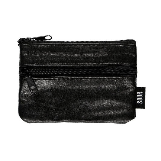 Sour Solution - Barcy Wallet - Black Leather