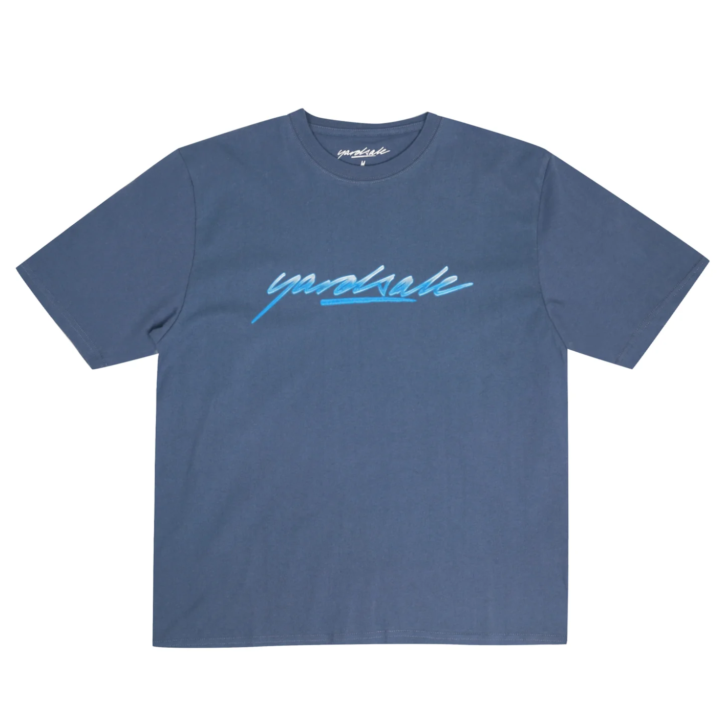 Yardsale - Washed Script T-Shirt - Blue